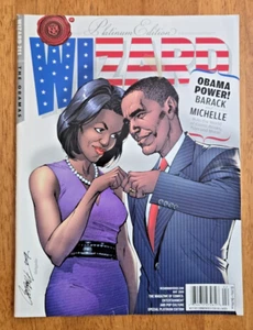 Wizard, The Guide To Comics #211, Obama Power!, Platinum Edition 2009 - Picture 1 of 8