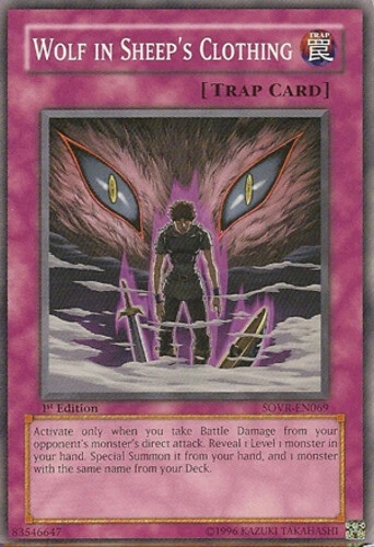 YUGIOH - Wolf in Sheep's Clothing - SOVR-EN069 - Common - Unlimited Edition - NM - Image 1 of 1
