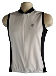 Pearl iZumi White & Black Womens Medium Cycling Bicycle Jersey Mountain Biking M - Picture 1 of 6