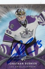 JONATHAN BERNIER - 2007-08 Upper Deck Ovation #176 Goalie Signed Auto