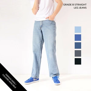 VINTAGE WRANGLER JEANS STRAIGHT LEG DENIM GRADE B W28 W30 W32 W34 W36 W38 - Picture 1 of 10