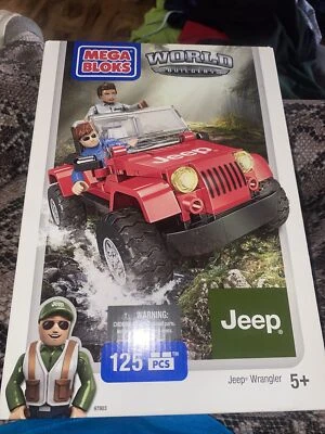 MEGA BLOKS World Builders 97803 Jeep Wrangler 123 piezas incl 2 figuras 2014 NUEVO Foto 1 de 2