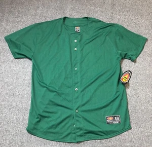 Easton Mens Jersey 2XL Green Blank Mesh Short Sleeve NWT - Picture 1 of 15