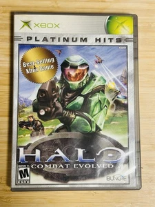Halo: Combat Evolved, Platinum Hits (Microsoft Xbox, 2004) Complete CIB Tested - Picture 1 of 2