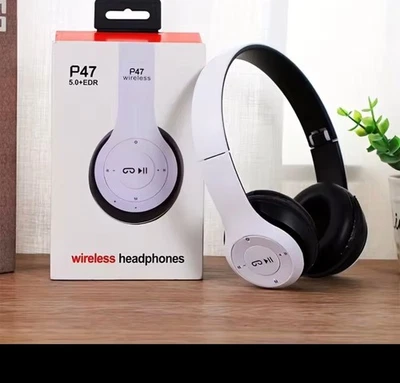 P47 Active Noise Cancelling Wireless Bluetooth 5.0 Headphones Headset Folding Series