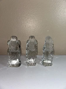 VINTAGE. CHINESE FU, LU & SHOU Fuk Luk Sau RARE Crystal - Picture 1 of 5