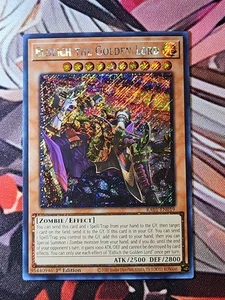 Eldlich the Golden Lord (Alt Art) RA01-EN019 Secret Rare 1st Edition NM  - Picture 1 of 2