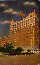 Linen Postcard Hamilton Hotel in Laredo, Texas
