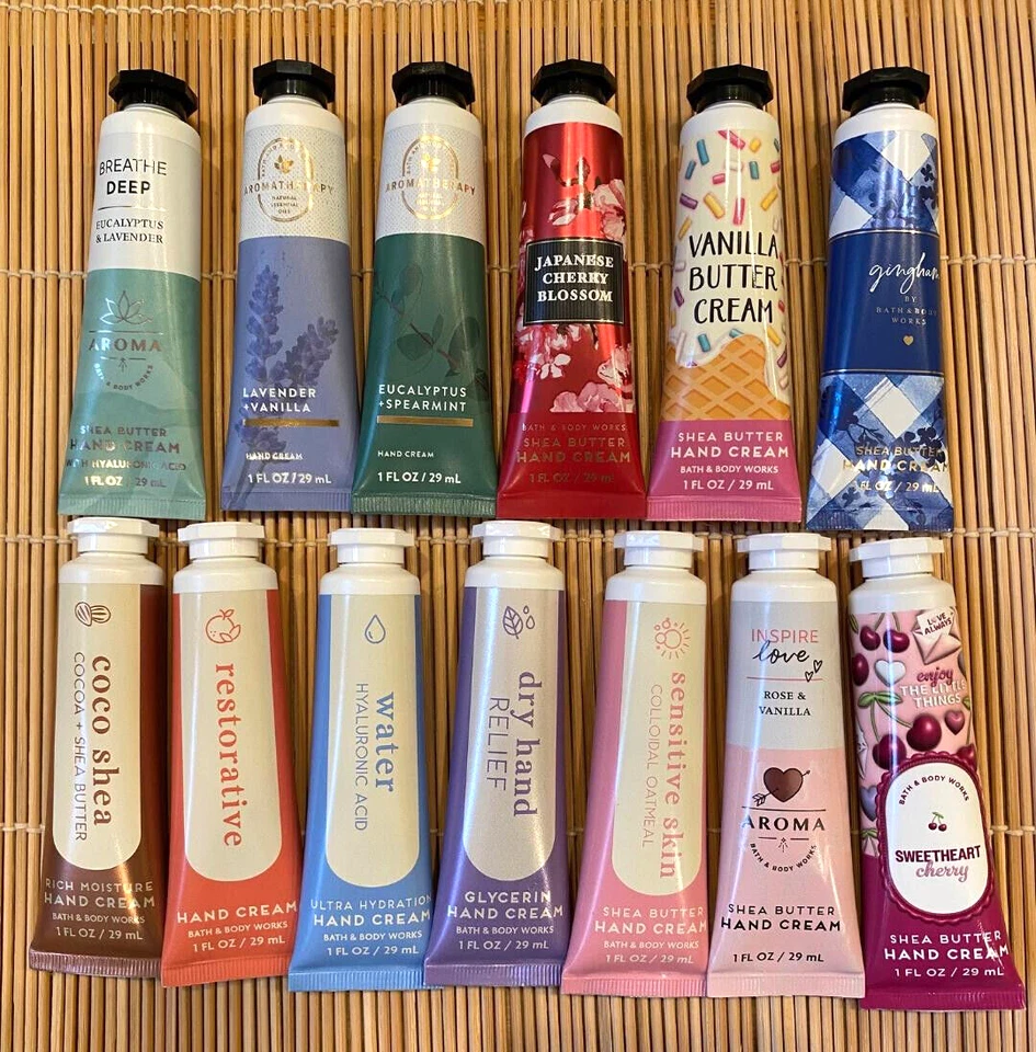 3 Bath & Body Works Shea Butter Mini Hand Cream Travel Size You Choose Scent - Image 1 of 1