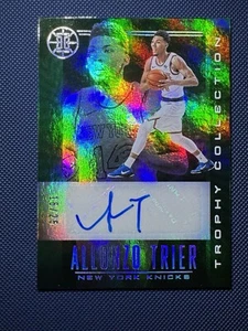 2019-20 Illusions Allonzo Trier Autograph Trophy Collections Emerald Prism /25 - Picture 1 of 2