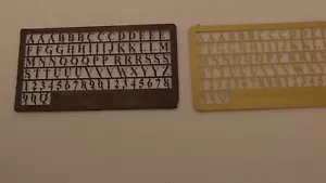 12th scale Alphabet sheet 5mm high by Ironwork IRALPH - Picture 1 of 3