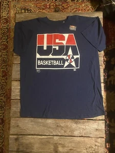 Vintage 1992 USA Mens Basketball Olympic Dream Team Shirt XL Fan Sportswear NOS - Picture 1 of 11