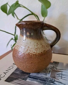 Pottery Stoneware Handmade Small Jug Pitcher Vase Unique Natural Organic Curated - Picture 1 of 6