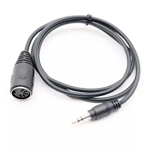 DIN 5 Pin MIDI Female Jack To 3.5mm Male Stereo Extend Audio Adapter Cable - Picture 1 of 8