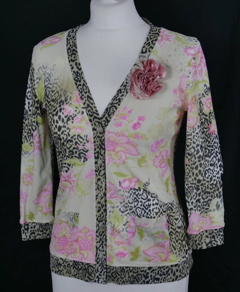 NICE CONNECTION Traumhafte Stretch Blusen Jacke Modern Bunt Edel Größe 38 TOP! - Bild 1 von 4