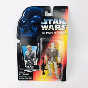 Kenner Star Wars El Poder de la Fuerza Han Solo en Hoth Gear Nuevo en Tarjeta - Imagen 1 de 3