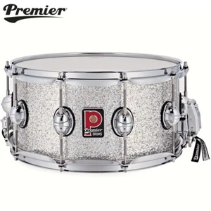 Premier Genista Maple 14" x 7" Silver Sparkle Snare Drum PGM1407SSSX - Picture 1 of 6