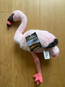 National Geographic Lelly Savannah Plush Pink Flamingo 45cm BRAND NEW WITH TAGS - Foto 1 di 4