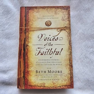 Voices of the Faithful Beth Moore Christian Inpirational Bible Devotion Book - Picture 1 of 6