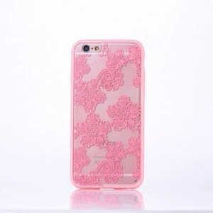 Etui na telefon komórkowy do Samsung Galaxy S6 Futerał ochronny Backcover Bumper Etui Ramka Różowe - Zdjęcie 1 z 3