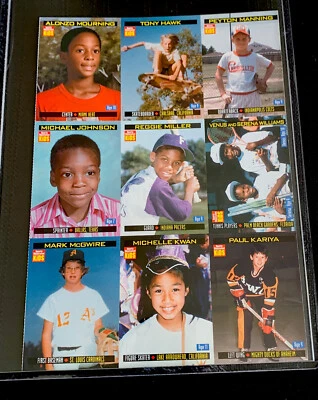 SERENA WILLIAMS ROOKIE VENUS HERMANAS SI PARA NIÑOS HOJA SIN CORTAR HALCÓN NIÑO FOTO CASI NUEVA+ Foto 1 de 4