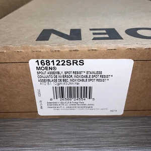 Moen Hilliard Spout & Shank Faucet Replacement Spot Resist Stainless (168122SRS) - Picture 1 of 2