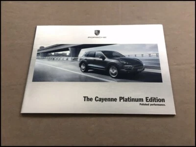 2014 Porsche Cayenne Platinum Edition 28-page Car Sales Brochure Catalog - Image 1 of 4