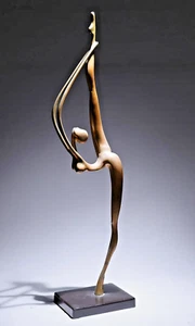 GEORGES CHARPENTIER DANCER BRONZE FLOOR STANDING SCULPTURE - Picture 1 of 6