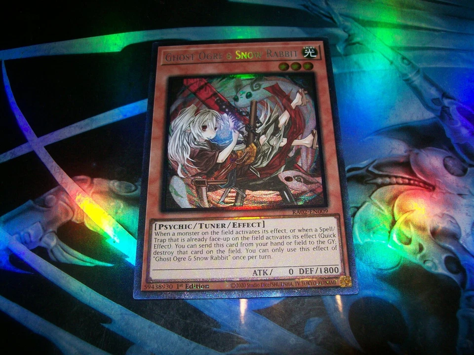Ghost Ogre & Snow Rabbit 1st Edition Prismatic Collector's Rare RA02-EN009 - Image 1 of 1