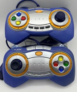 (2) Controllers for Vtech V Flash Edutainment System Mod. 9140 Tested & in VGUC_ - Picture 1 of 6