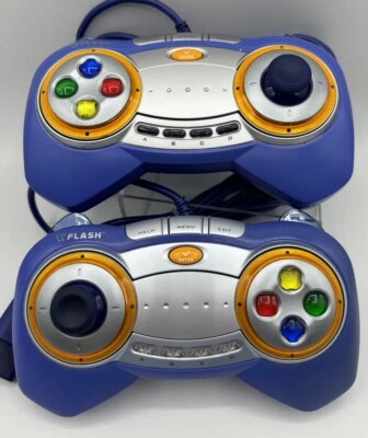 (2) Controllers for Vtech V Flash Edutainment System Mod. 9140 Tested & in VGUC_ - Image 1 of 4