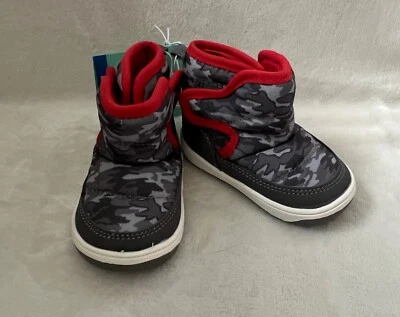 Surprize Stride Rite Toddler Boys Boots Shoes Sz 3 Gray Camouflage - Image 1 of 4