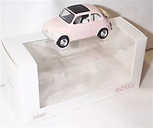 Fiat 500F in pink 1-43 scale new in box Norev - Picture 1 of 2