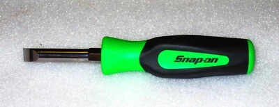 *NEW* Snap-on SGD155 Large Marine  Aircraft FLAT SLOTTED Plug Screwdriver GREEN - image 1 of 4