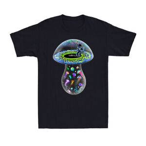 Magic Mushroom Psychedelic Trippy Shirt Tripping On Space Mushroom Men's T-Shirt