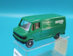 Vintage Wiking 280/9 Mercedes furgoneta 207 D (verde) "Bruggemann LEMGO" - Imagen 1 de 5