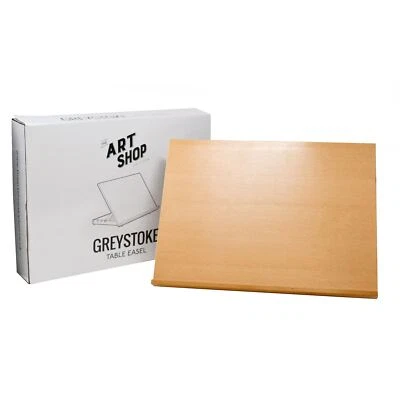 GREYSTOKE Artistas de Madeira Estação de Trabalho Desenho de Mesa & Cavalete de Pintura A3 - Imagem 1 de 4