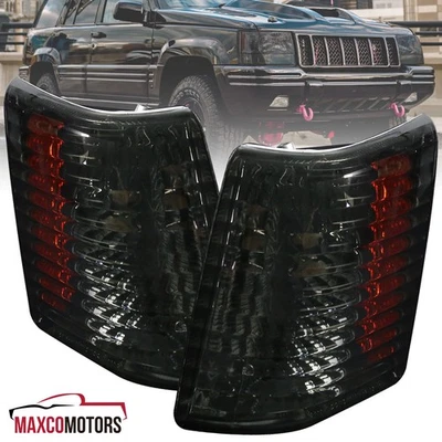 Smoke Corner Lights Fits 1993-1998 Jeep Grand Cherokee Signal Lamps Left+Right - Image 1 of 4