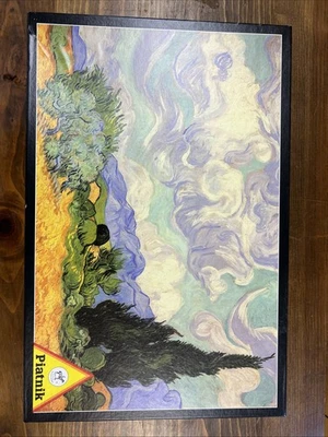 Piatnik Wheat Field with Cypresses 1000 Piece Jigsaw Puzzle By Vincent van Gogh - Image 1 of 3