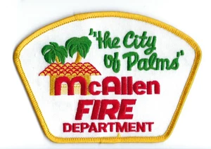 McAllen (Hidalgo County) Texas TX Fire Department patch - NEW! *CITY OF PALMS* - Picture 1 of 1