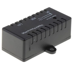Injecteur Poe Passif Gigabit, Adaptateur Power Over Ethernet LAN Sans Fil - Photo 1/4