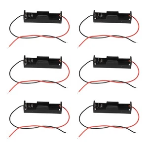 (R) 6Pcs Beschaltet Verbinder 1,5V AAA Batteriehalter Kunststoff Gehaeuse 2183 - Afbeelding 1 van 8