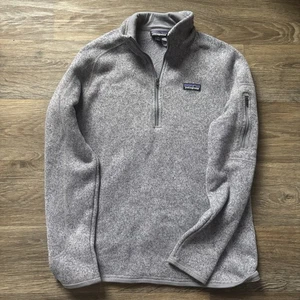 Patagonia Damen Better Sweater Fleecepullover 1/4 Zip lila meliert Gr. Large - Bild 1 von 4