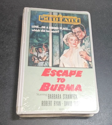 Escape To Burma (VHS, 1955) Robert Ryan VCI Clamshell Big Box Brand New Sealed - Image 1 of 4
