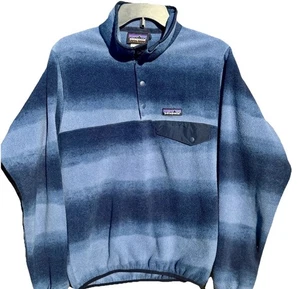 Vintage Patagonia Synchilla Men XS Hand Dipped Snap T Fleece XS Made In USA - Picture 1 of 5