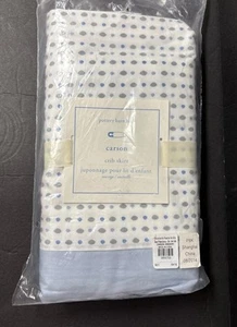 Pottery Barn Baby: Crib/Toddler 16” Drop Bed Skirt “Carson” 28”x32” New Open Pkg - Picture 1 of 9