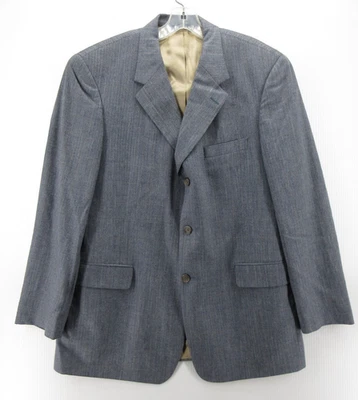 Abrigo Deportivo Brooks Brothers Hombre 42 Azul Blazer Seda Lana Espiga Años 90 DE COLECCIÓN Foto 1 de 4