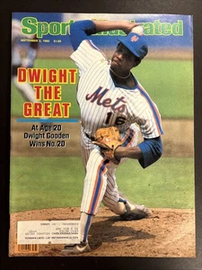 Sports Illustrated 2 de septiembre de 1985 Dwight Gooden The Great NY Mets gana 20 - Imagen 1 de 2