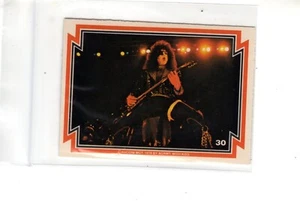 KISS COLLECTOR CARD PUZZLE PIECE #30 1978 DONRUSS AND AUCOIN MGT - Picture 1 of 2