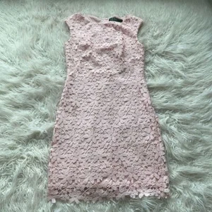 LRL FLORAL LACE CROCHET SHEATH DRESS - Picture 1 of 4